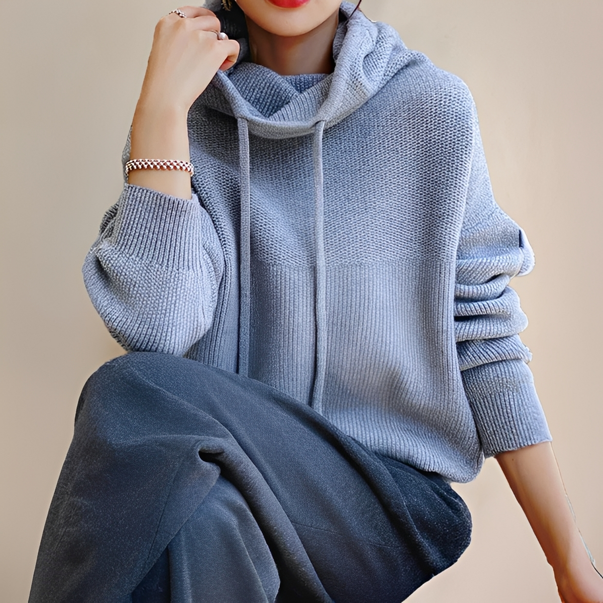 Lenna - Schicker und kuscheliger Kapuzenpullover