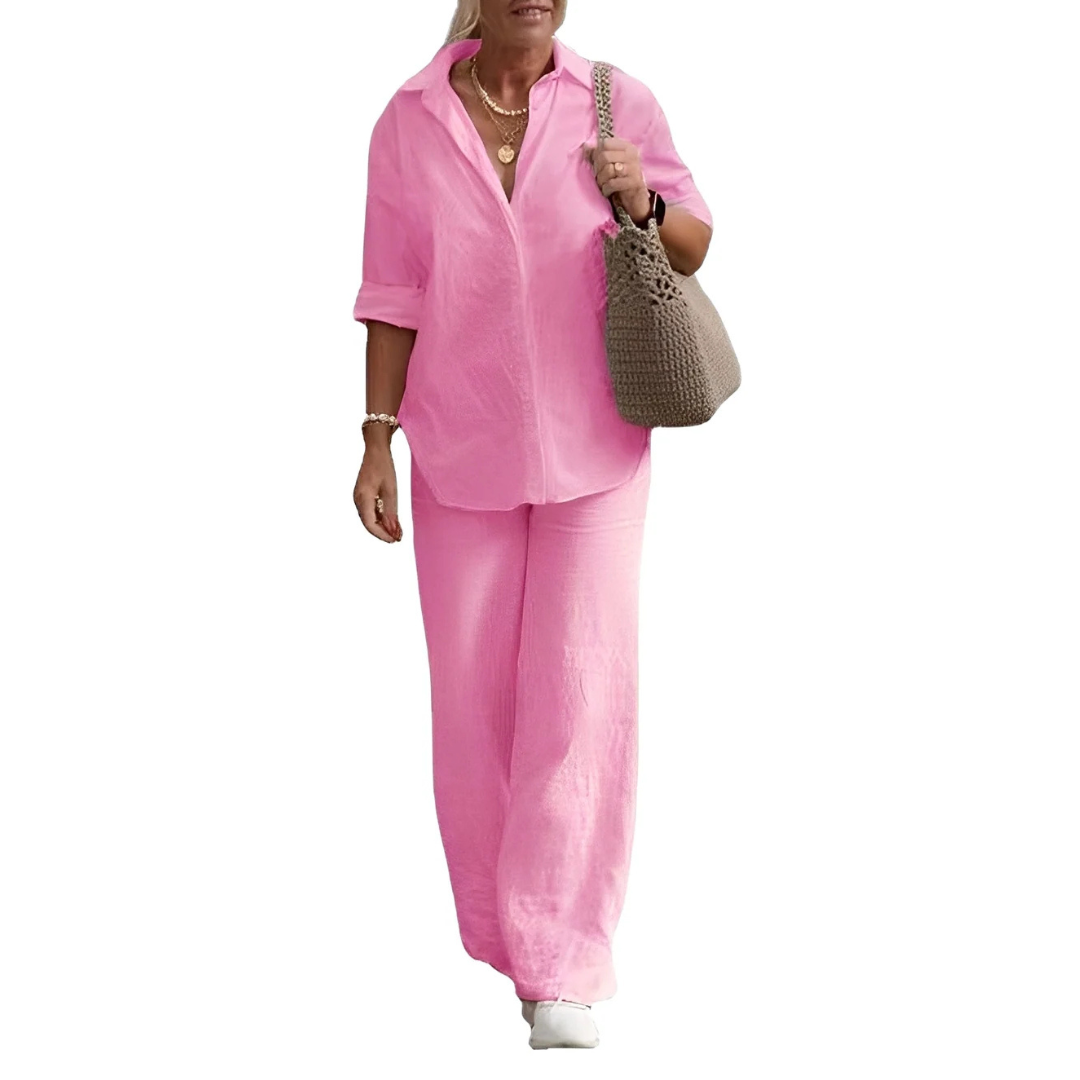 Earlyne - Bequemes Hosen-Set