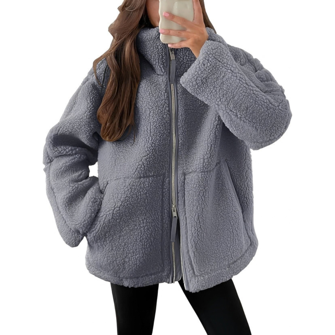 Rowena - Schicke und wärmende Jacke mit Reißverschluss
