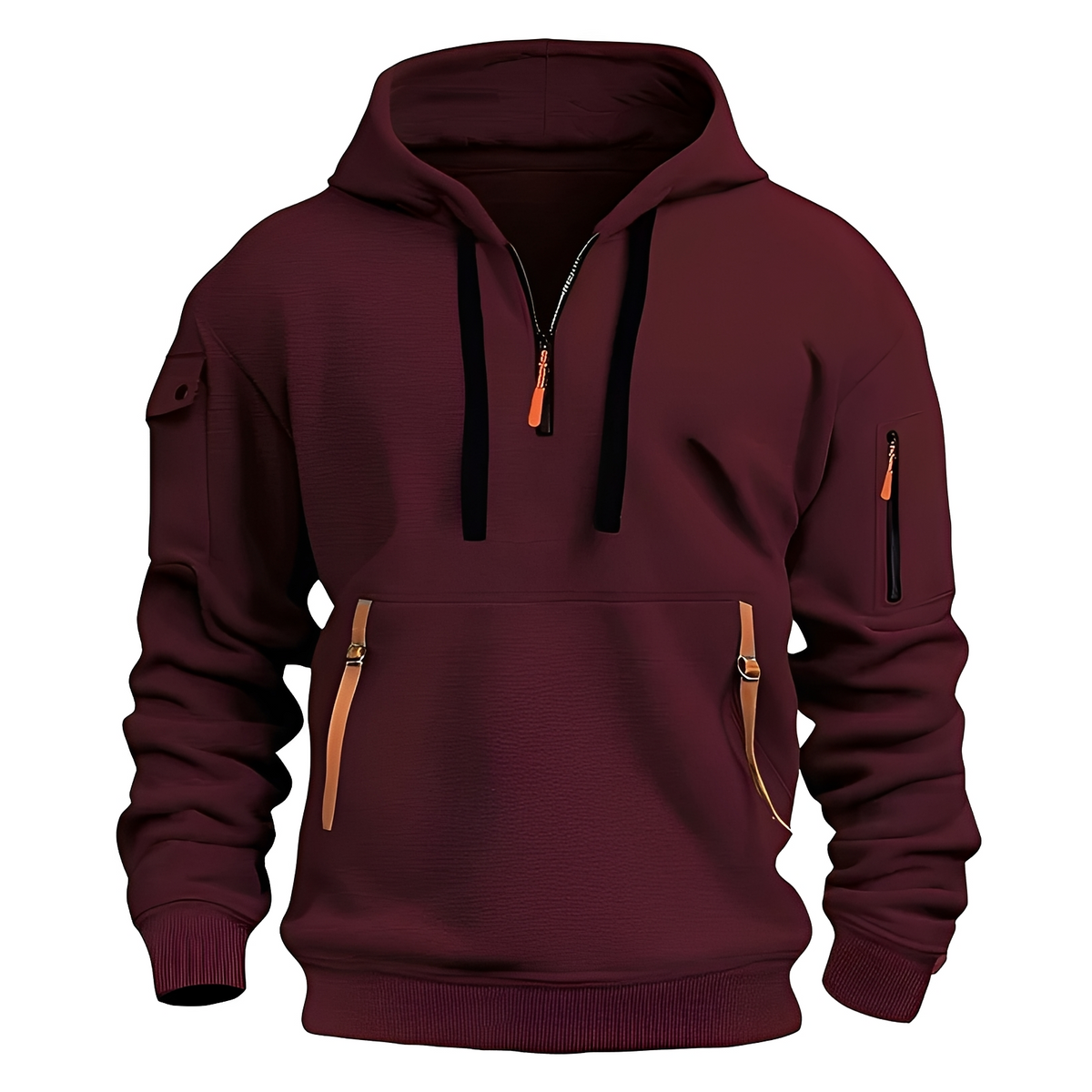 Norton - Widerstandsfähiger Hoodie mit halbem Reißverschluss