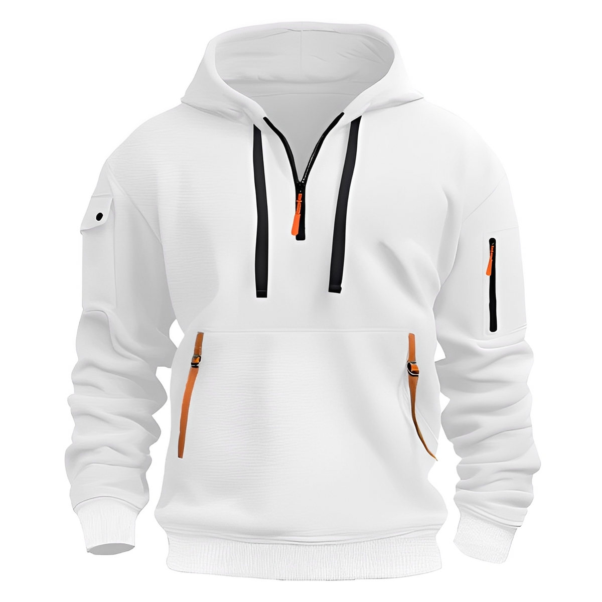 Burton - Bequemes Kapuzen-Sweatshirt mit Halbzip