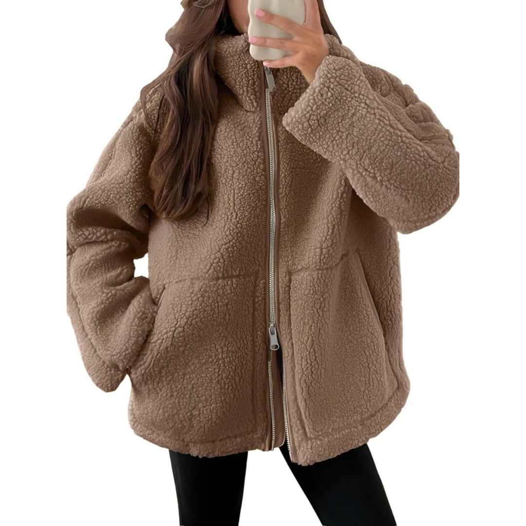 Rowena - Schicke und wärmende Jacke mit Reißverschluss