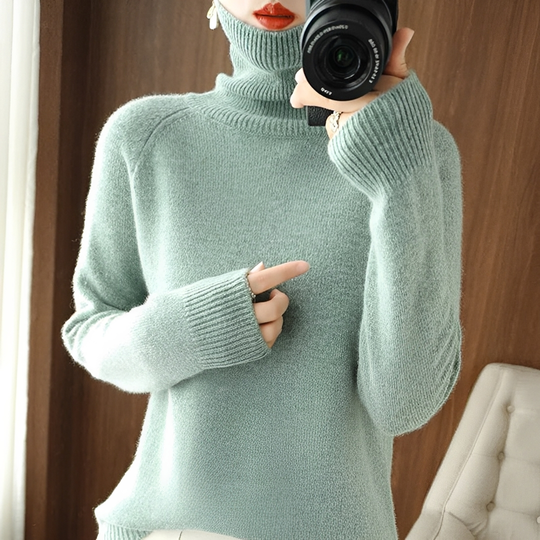 Esdeth - Weicher und warmer Rollkragenpullover