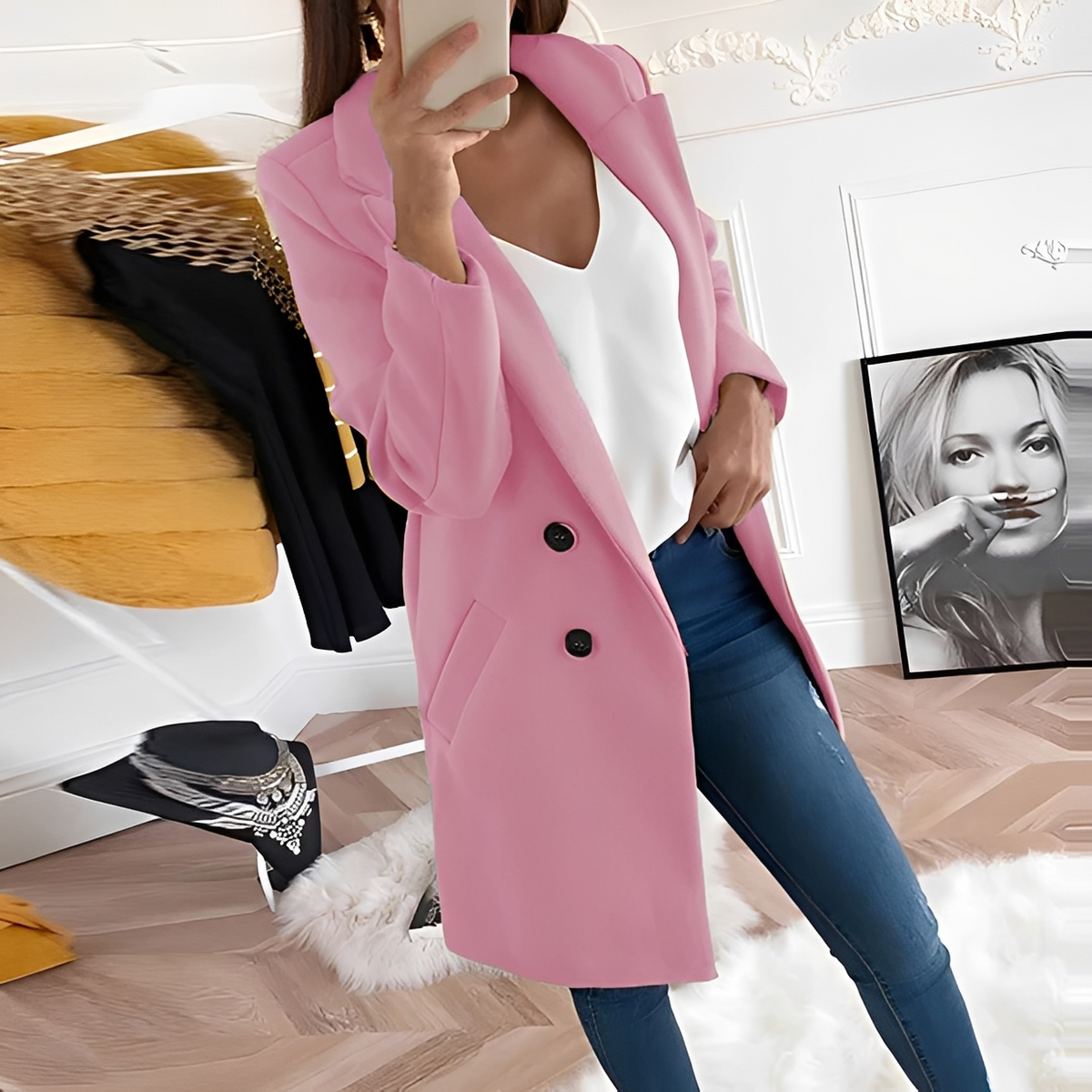 Tiffany - Eleganter und warmer Mantel