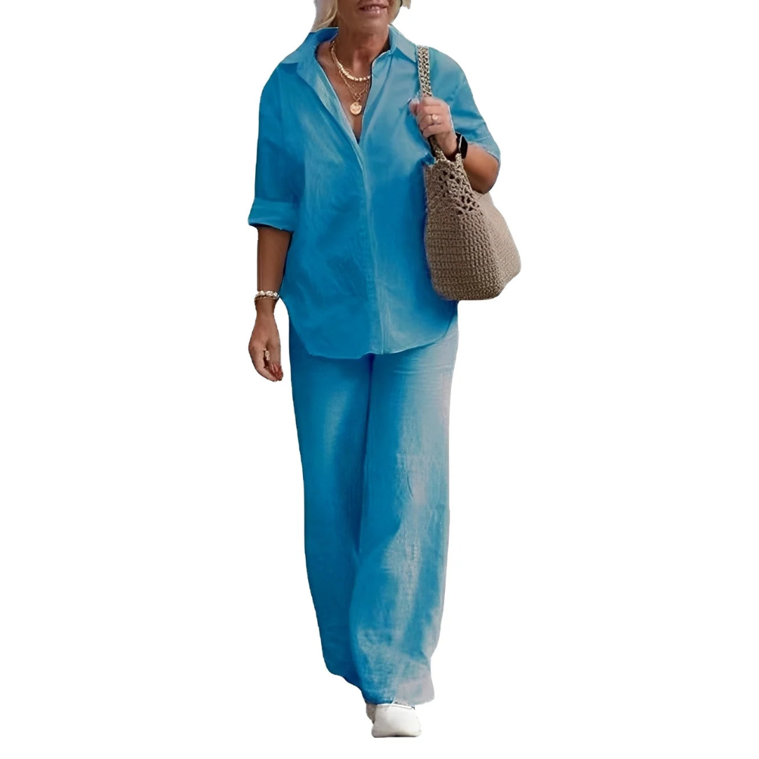Earlyne - Bequemes Hosen-Set