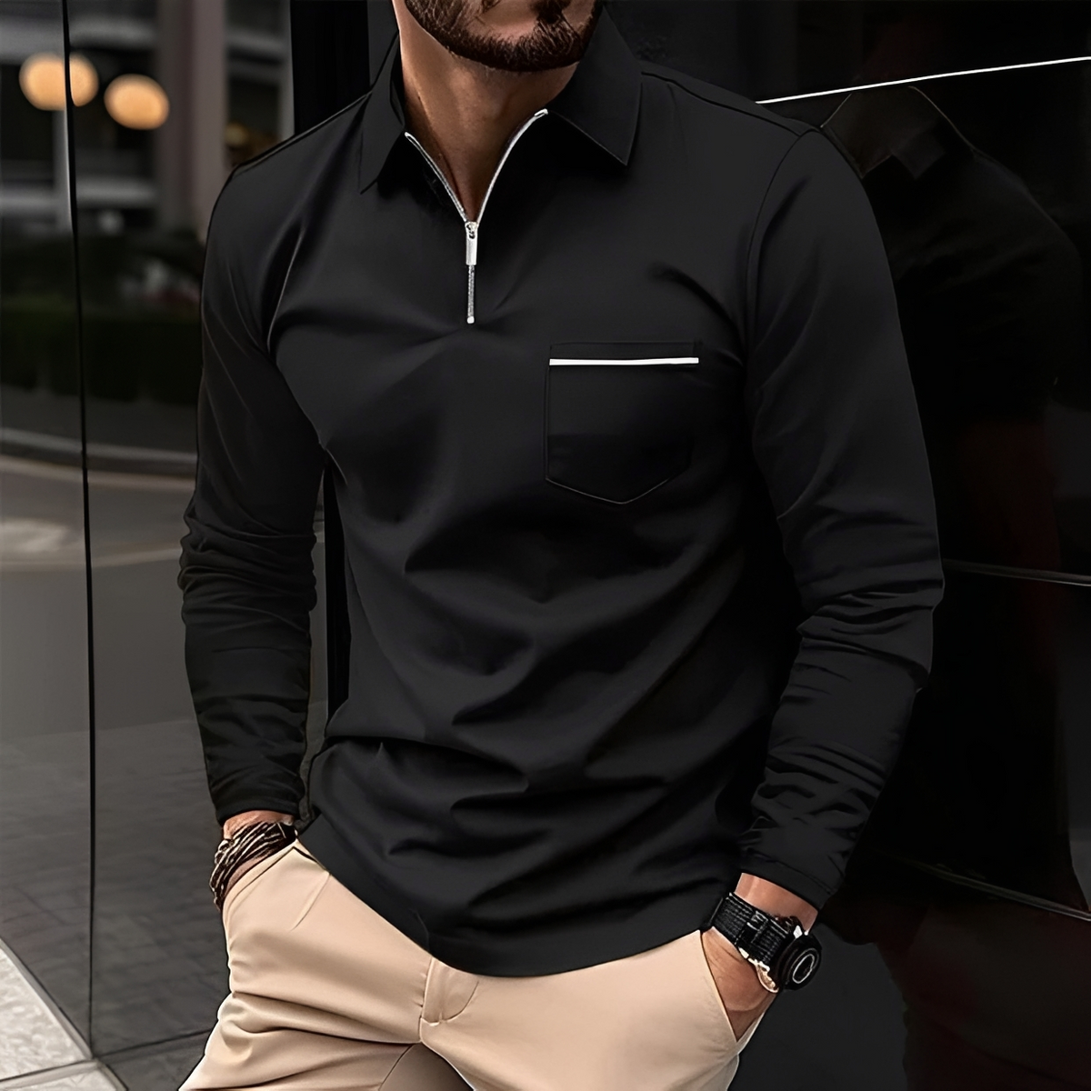 Romeo - Zeitloses und komfortables Langarmshirt