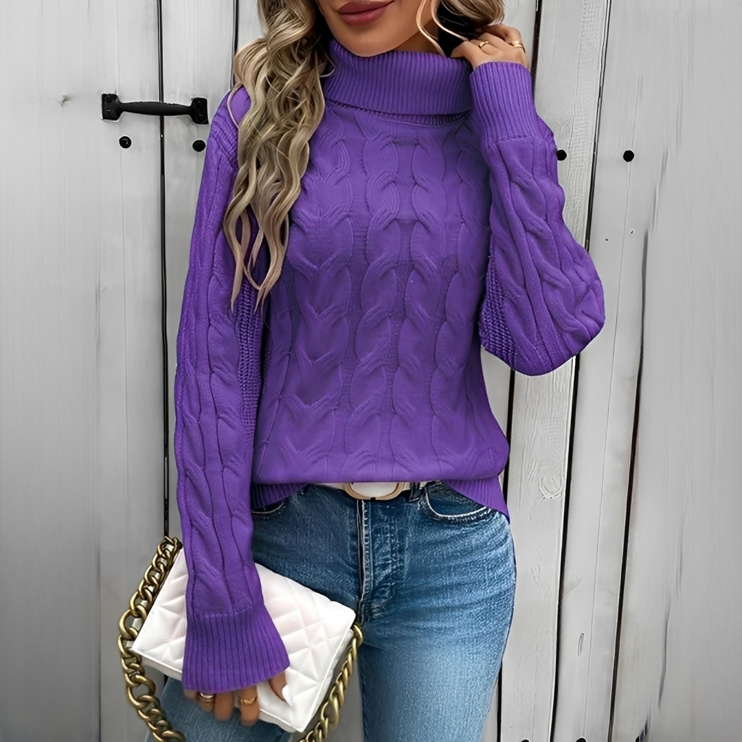 Amélie - Wärmender und modischer Rollkragenpullover
