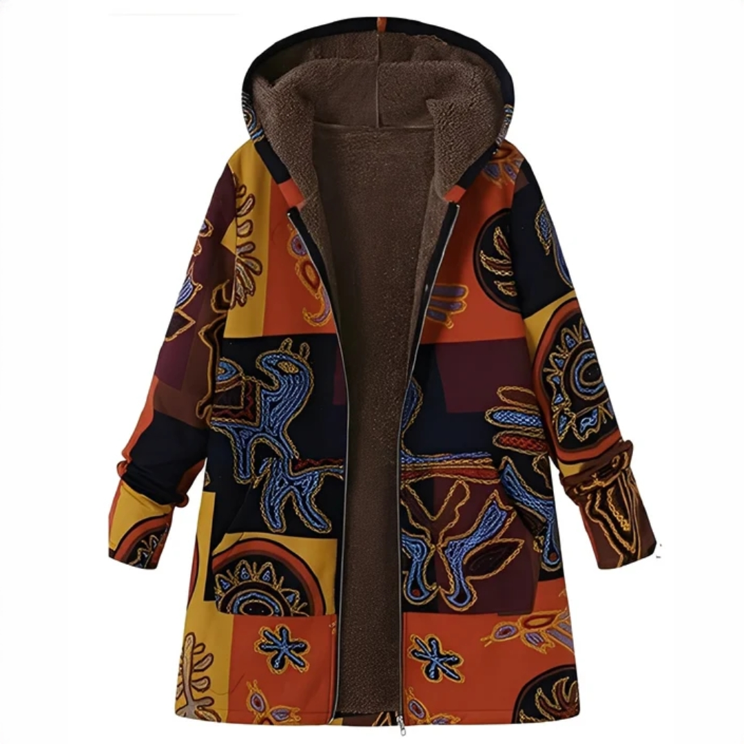 Jaslene - Zeitlose und warme Jacke mit Kapuze