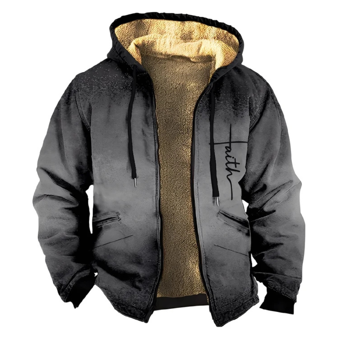 Malvin - Vintage-Stil Kapuzenjacke