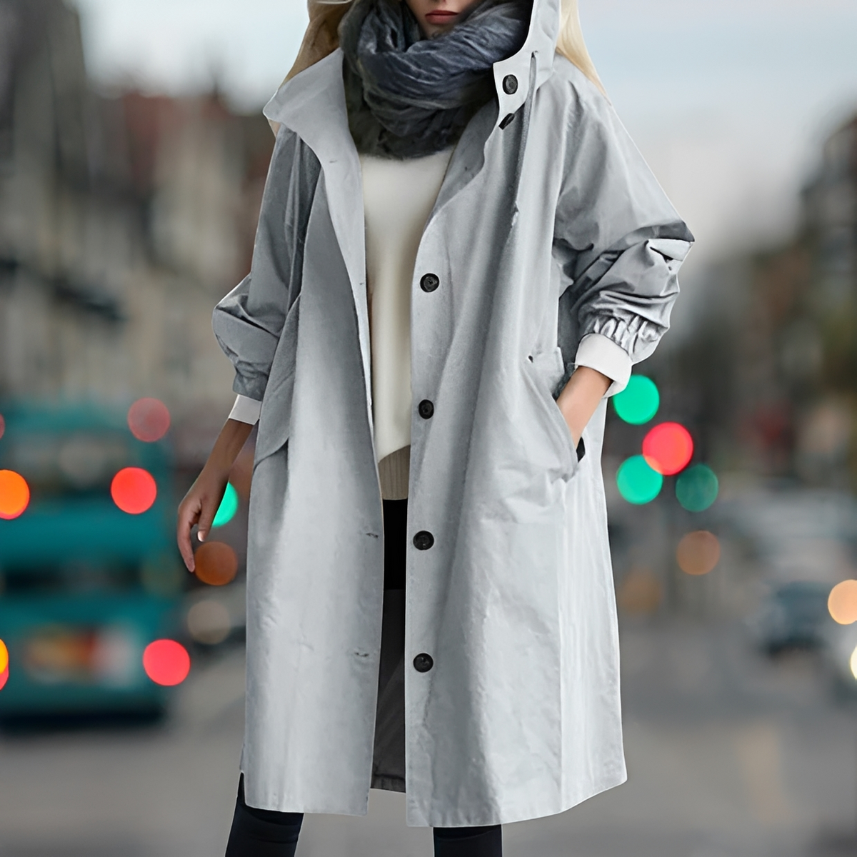 Ezza - Eleganter und bequemer Regenmantel