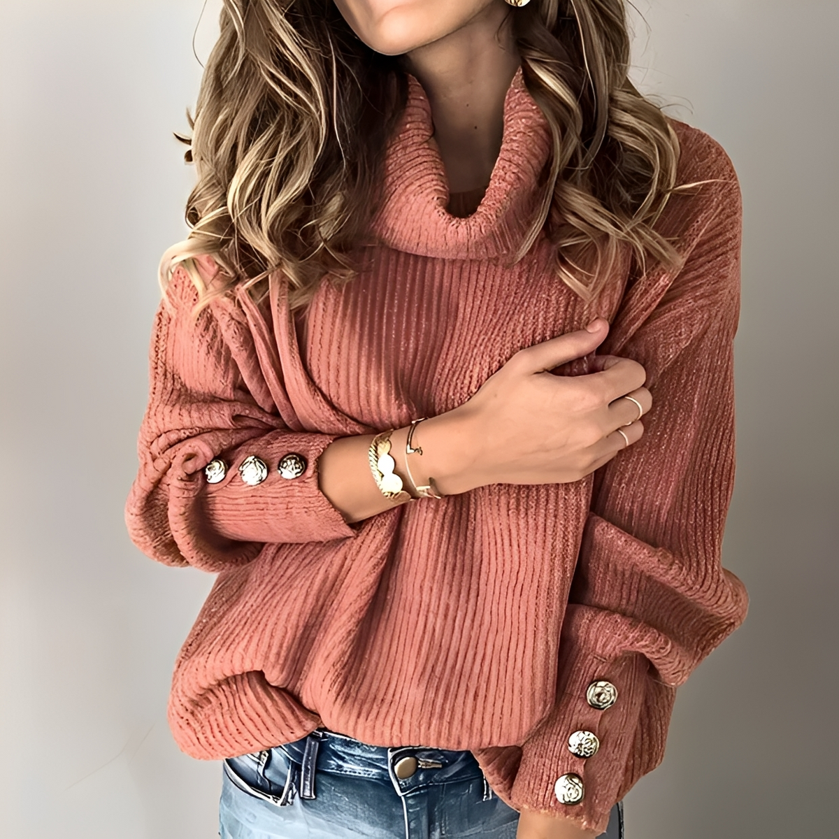 Kizzie - Eleganter und kuscheliger Rollkragenpullover