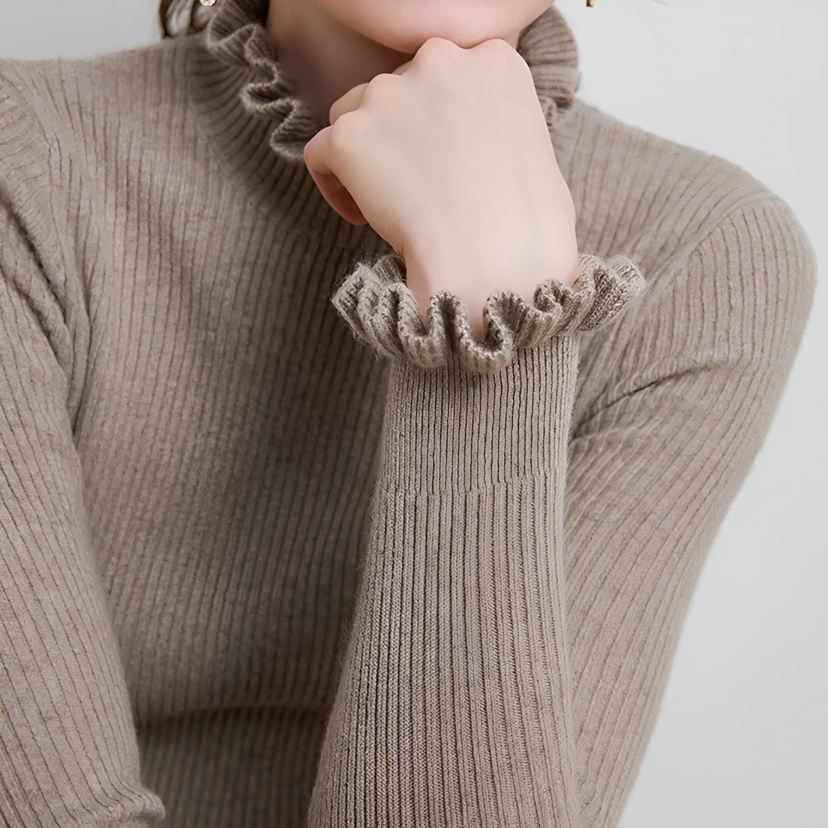 Alva - Eleganter und bequemer Rollkragenpullover