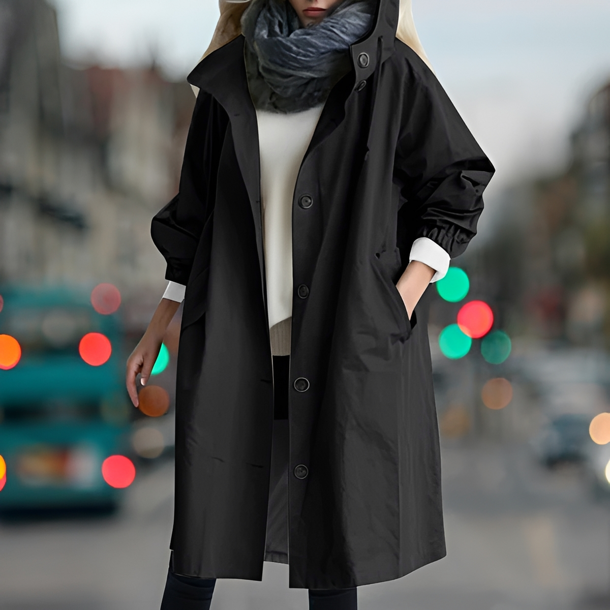 Ezza - Eleganter und bequemer Regenmantel