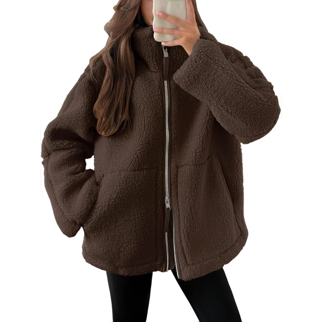 Rowena - Schicke und wärmende Jacke mit Reißverschluss
