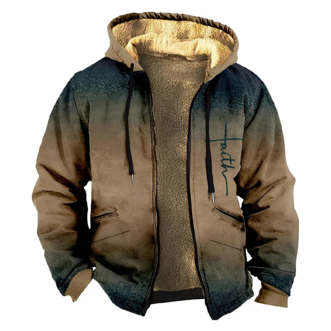 Malvin - Vintage-Stil Kapuzenjacke
