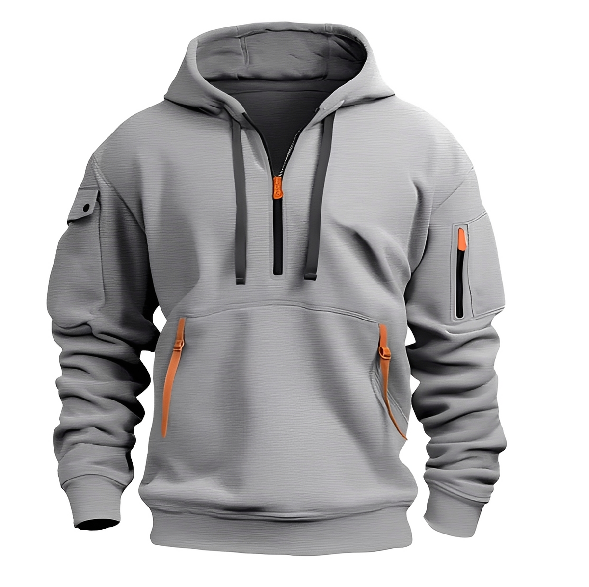 Burton - Bequemes Kapuzen-Sweatshirt mit Halbzip