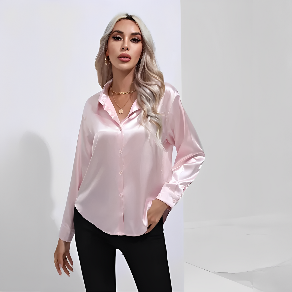 Liliane - Elegante Bluse mit langen Ärmeln