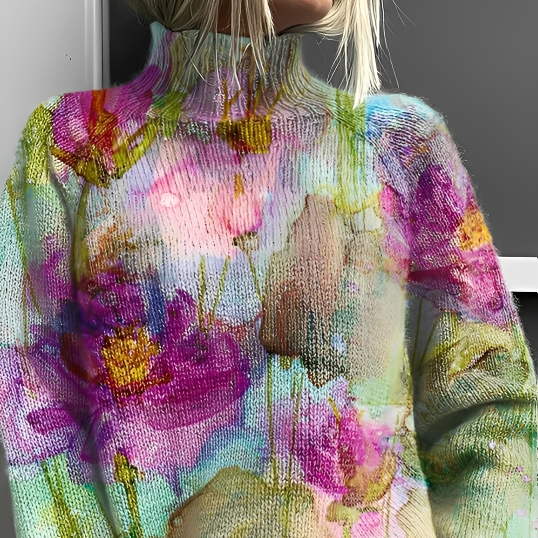 Amy - Eleganter Rollkragenpullover