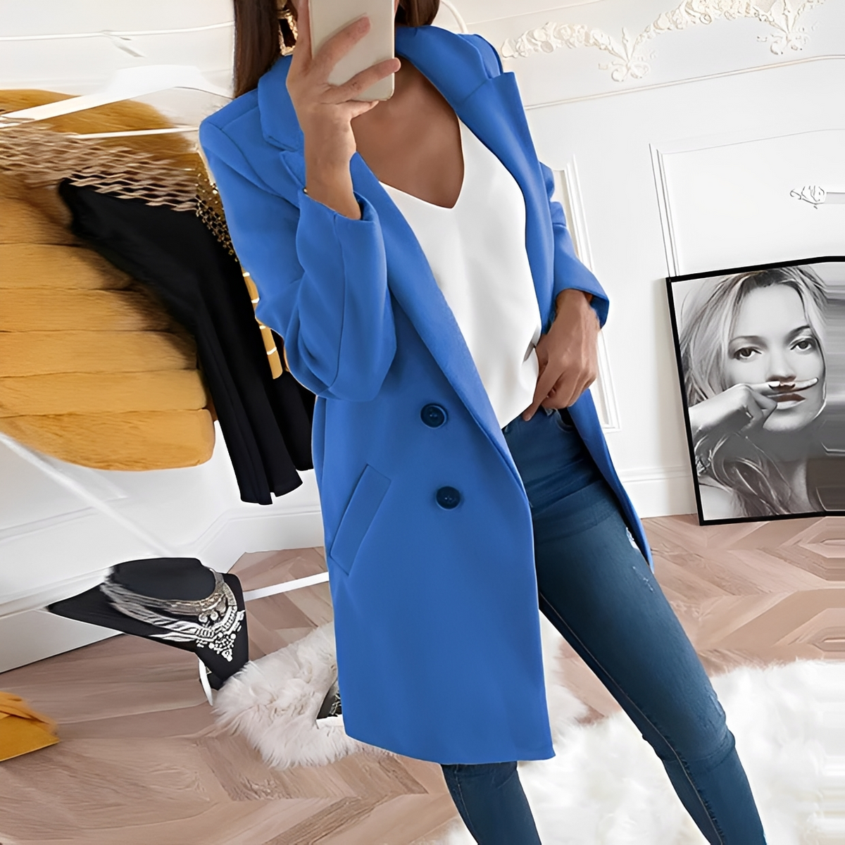 Tiffany - Eleganter und warmer Mantel