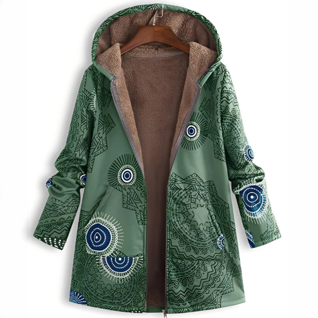 Jaslene - Zeitlose und warme Jacke mit Kapuze