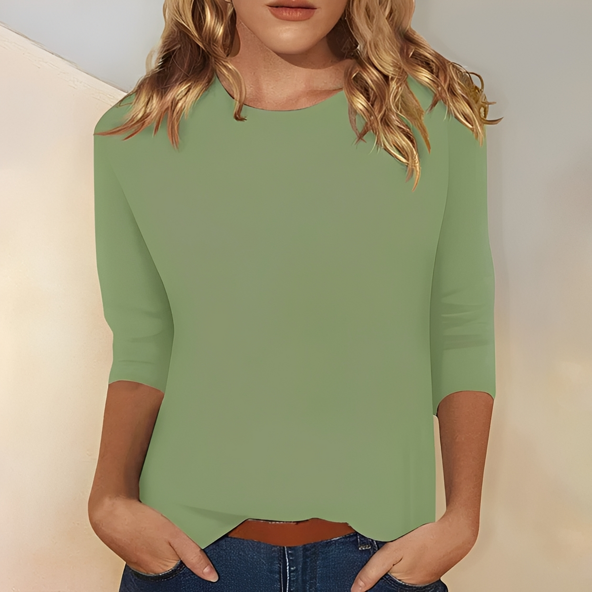 Kathlyn - Elegante Langarmbluse
