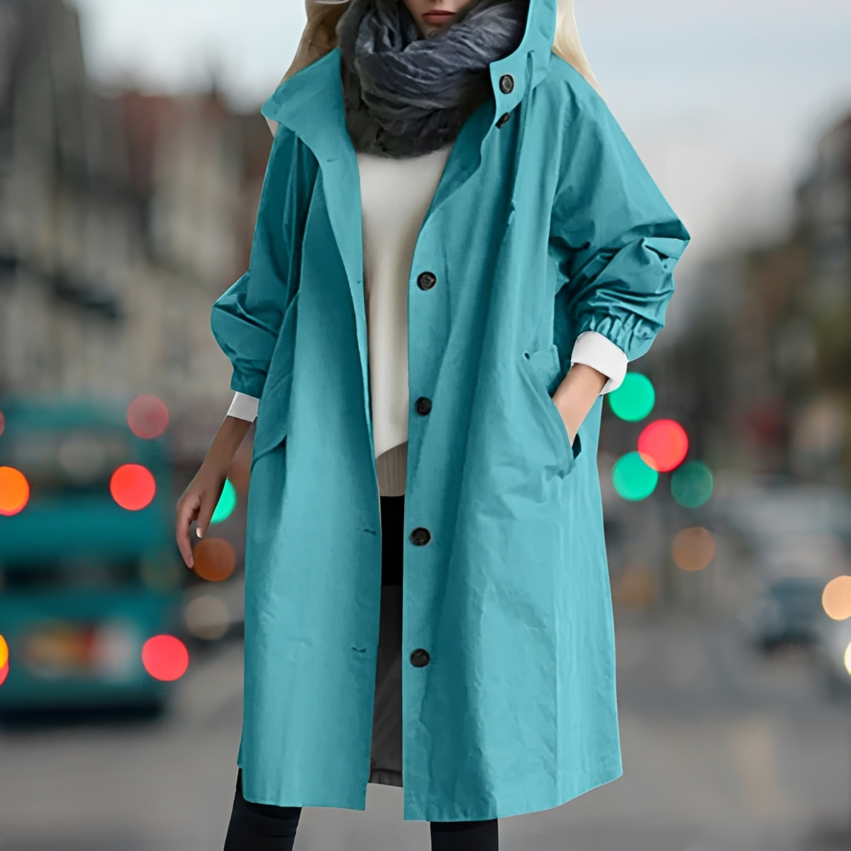 Ezza - Eleganter und bequemer Regenmantel