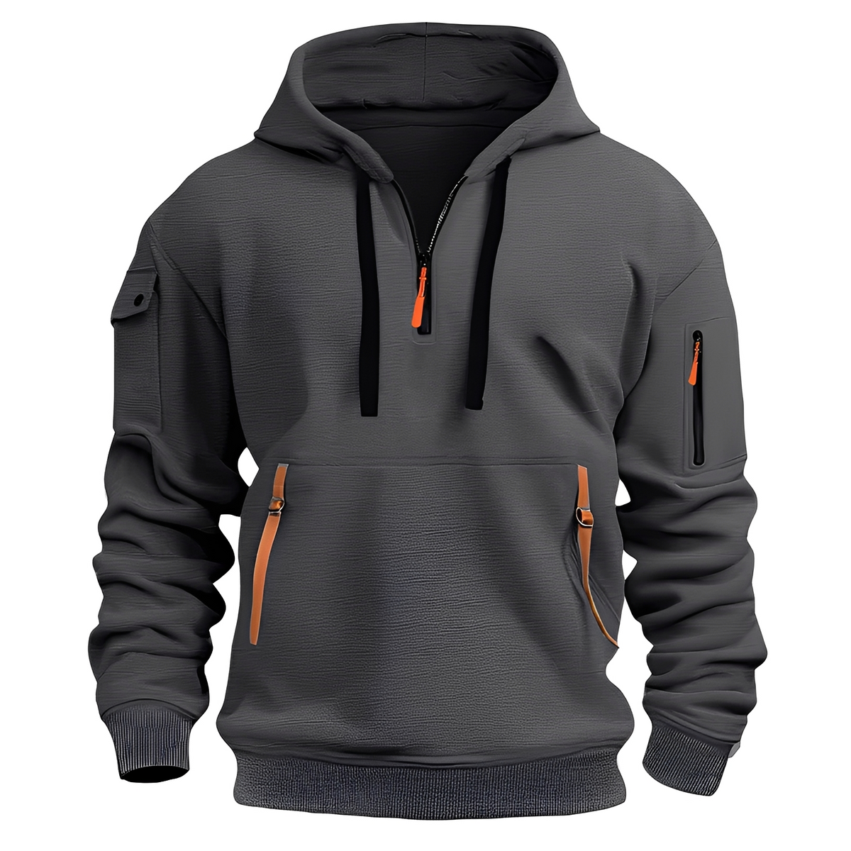 Norton - Widerstandsfähiger Hoodie mit halbem Reißverschluss
