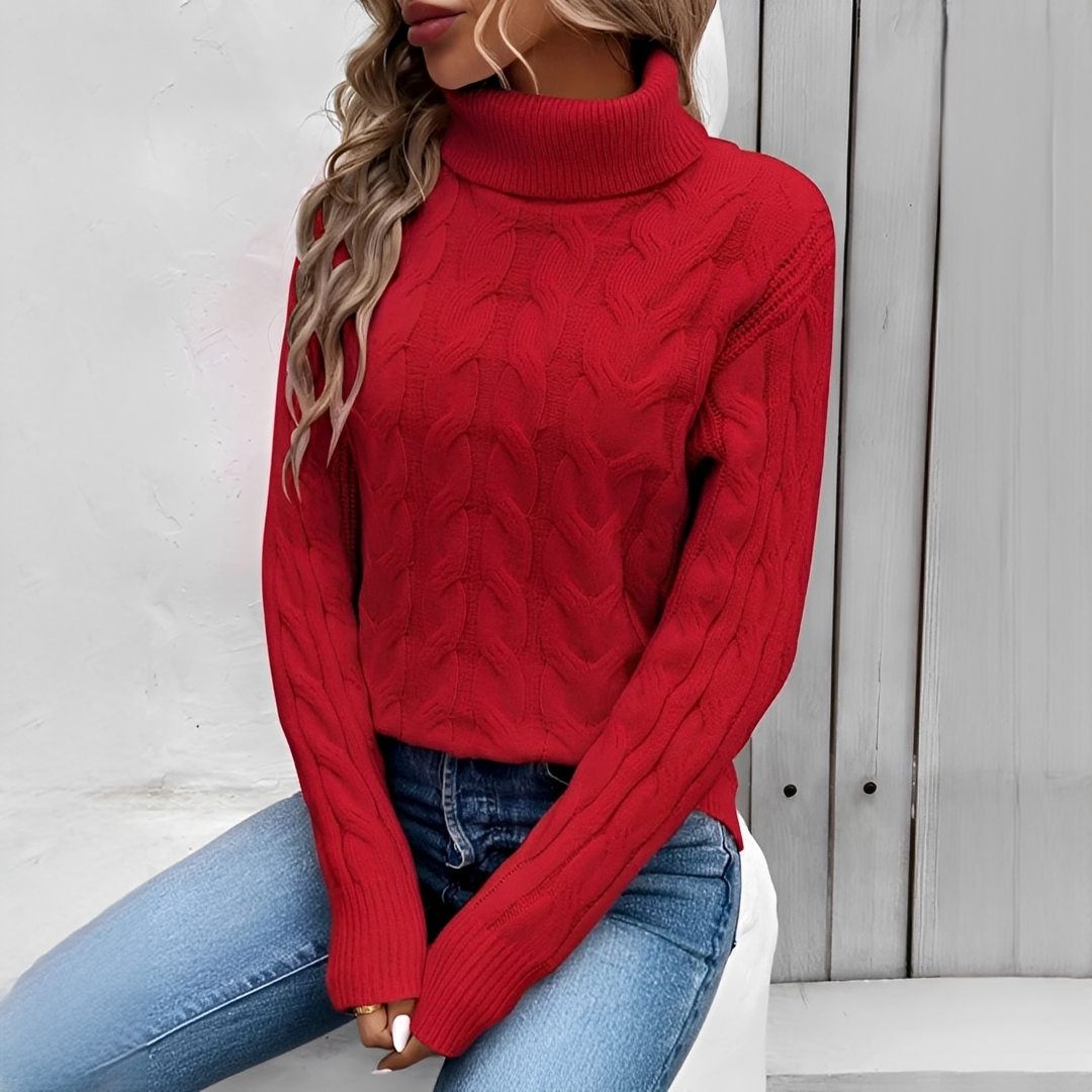 Amélie - Wärmender und modischer Rollkragenpullover