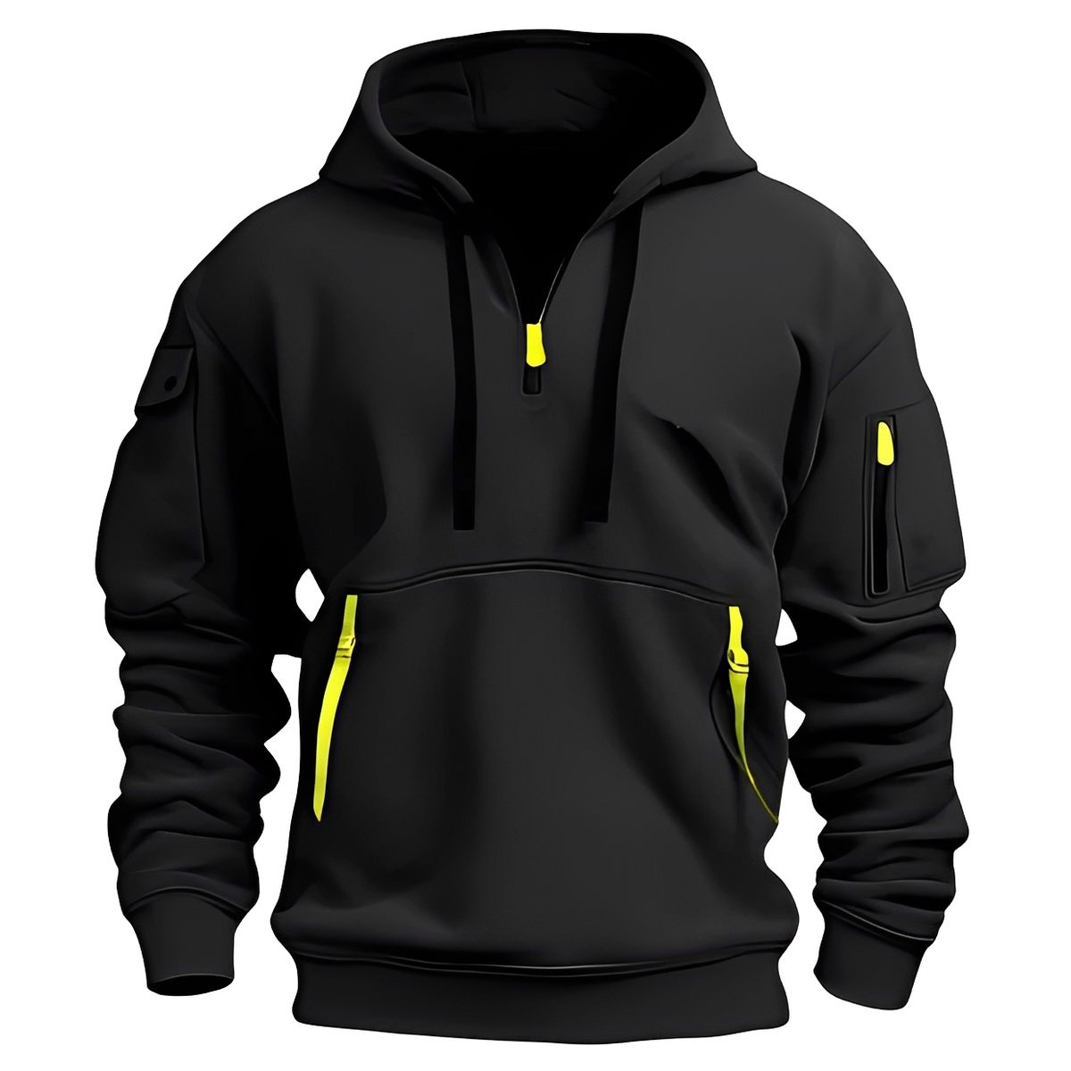 Burton - Bequemes Kapuzen-Sweatshirt mit Halbzip