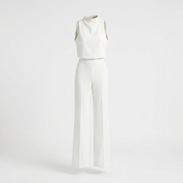 Almerra - Damen-Jumpsuit ohne Ärmel mit weitem Bein