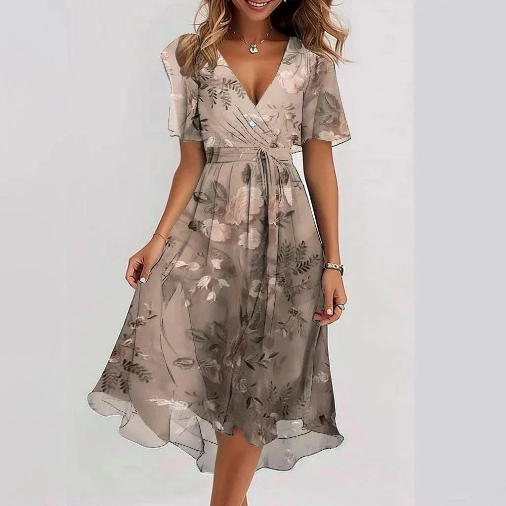 Connie – Stilvolles Damen Wickelkleid