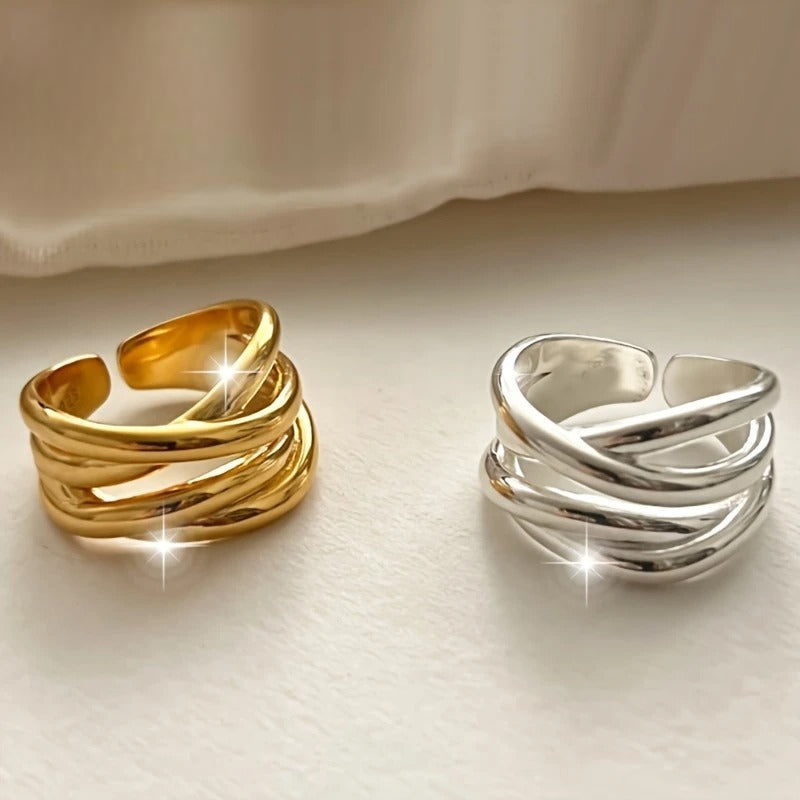 Riley – Geometrischer Ring der romantischen Zuneigung