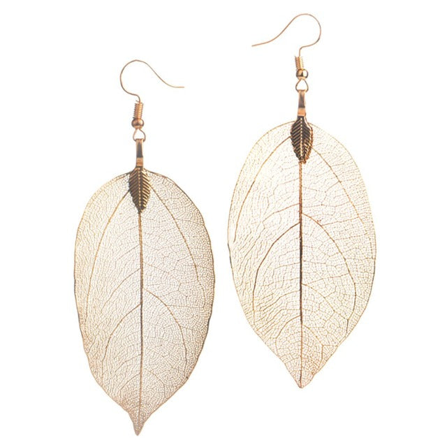 Larah – Ohrringe im Blattdesign im Boho-Stil