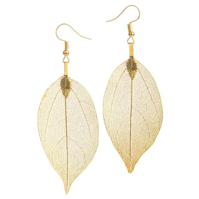 Larah – Ohrringe im Blattdesign im Boho-Stil