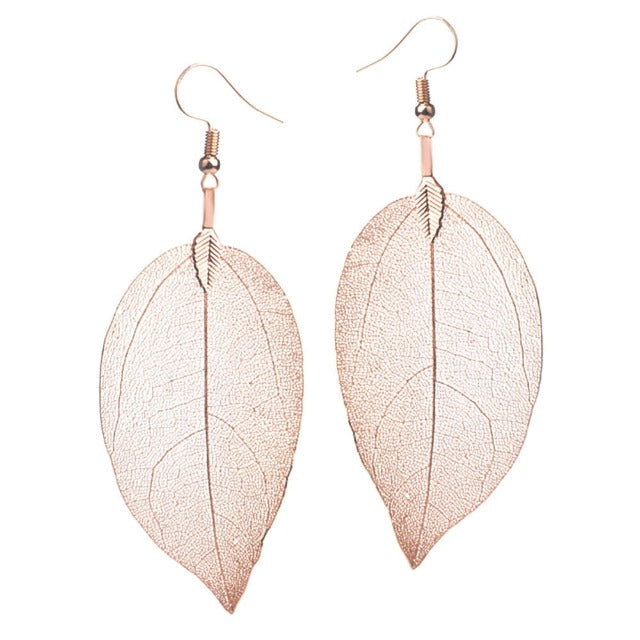 Larah – Ohrringe im Blattdesign im Boho-Stil