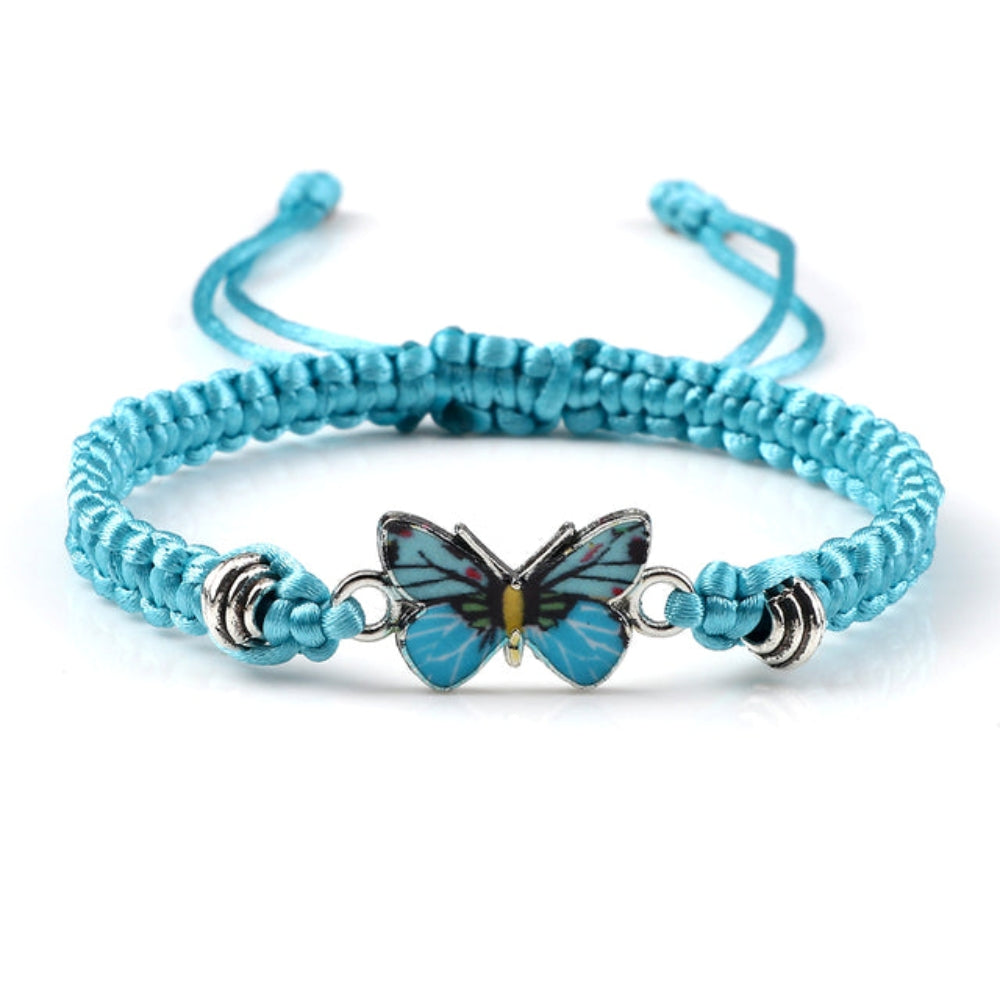 Elvina – Armband mit blauen Schmetterlingen