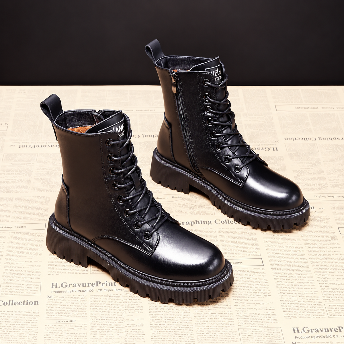 Delphine – Winterstiefel in Schwarz