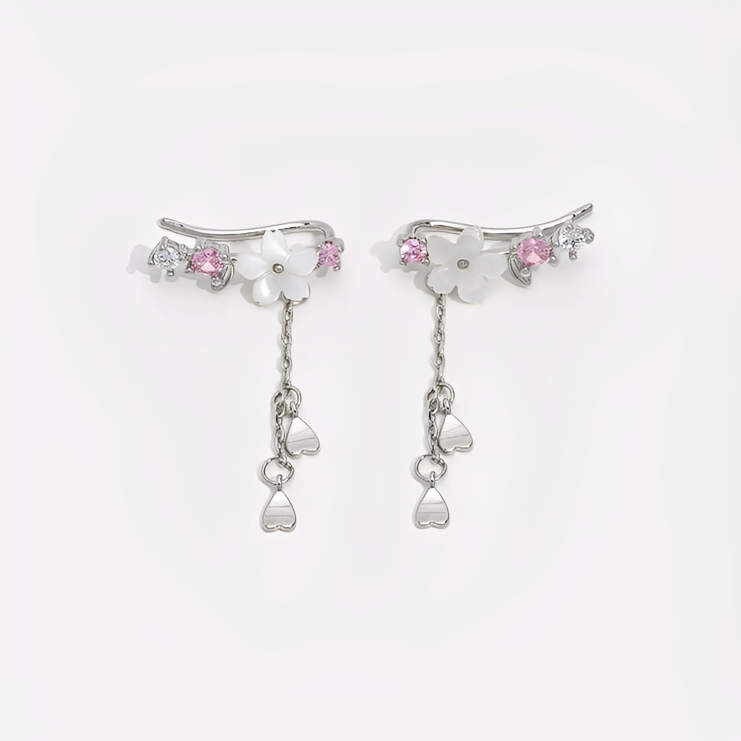 Sakura – Ohrringe im Kirschblüten-Stil