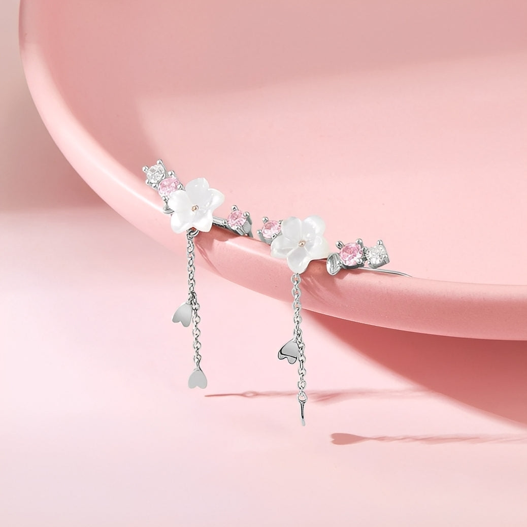 Sakura – Ohrringe im Kirschblüten-Stil