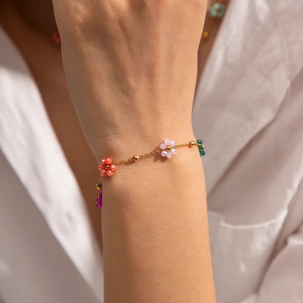 Eliane – Schmuck mit Frühlingsblumen