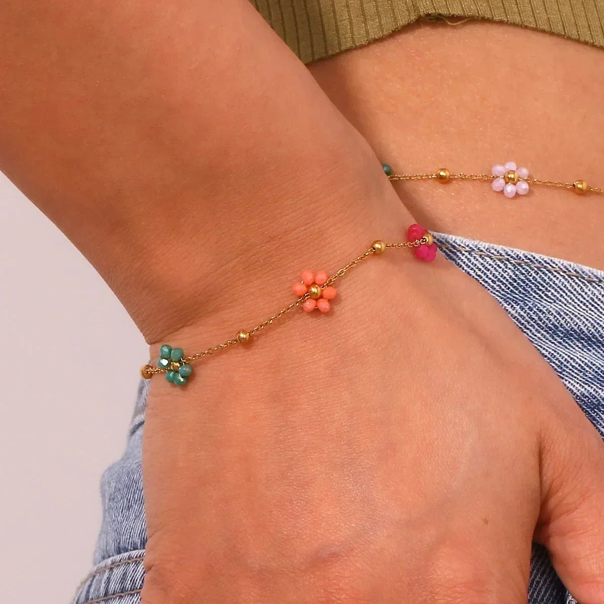 Eliane – Schmuck mit Frühlingsblumen