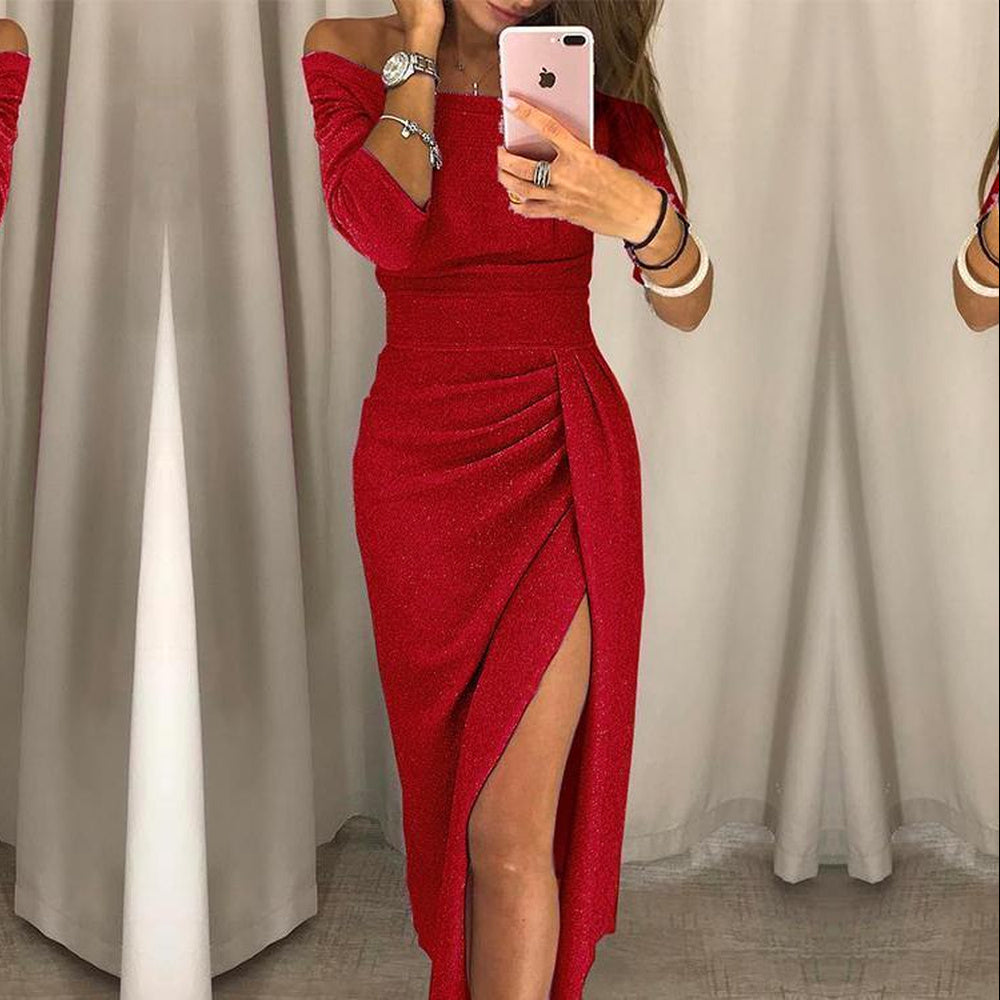Alessandra – Elegantes Kleid mit trägerlosem Design für Damen