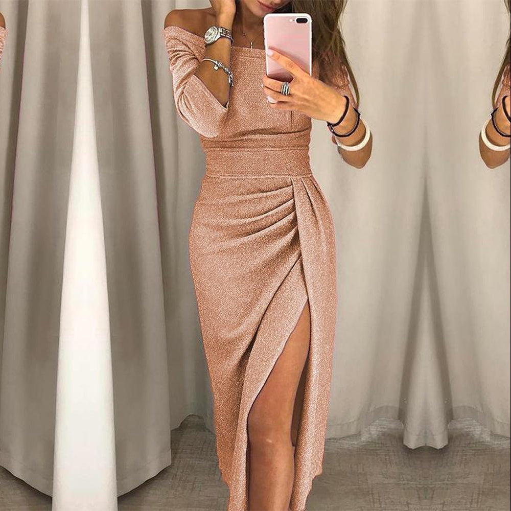 Alessandra – Elegantes Kleid mit trägerlosem Design für Damen