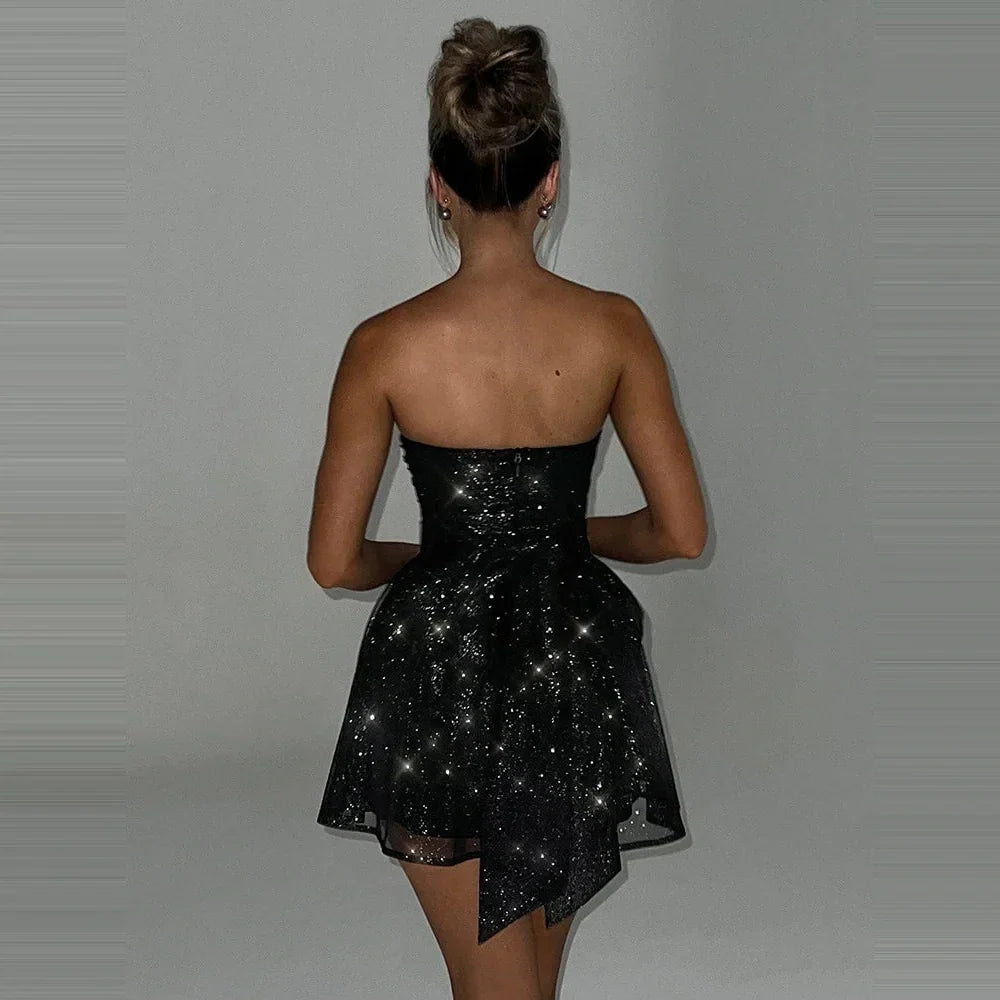 Stella - Glänzendes Kleid mit Pailletten für besondere Anlässe