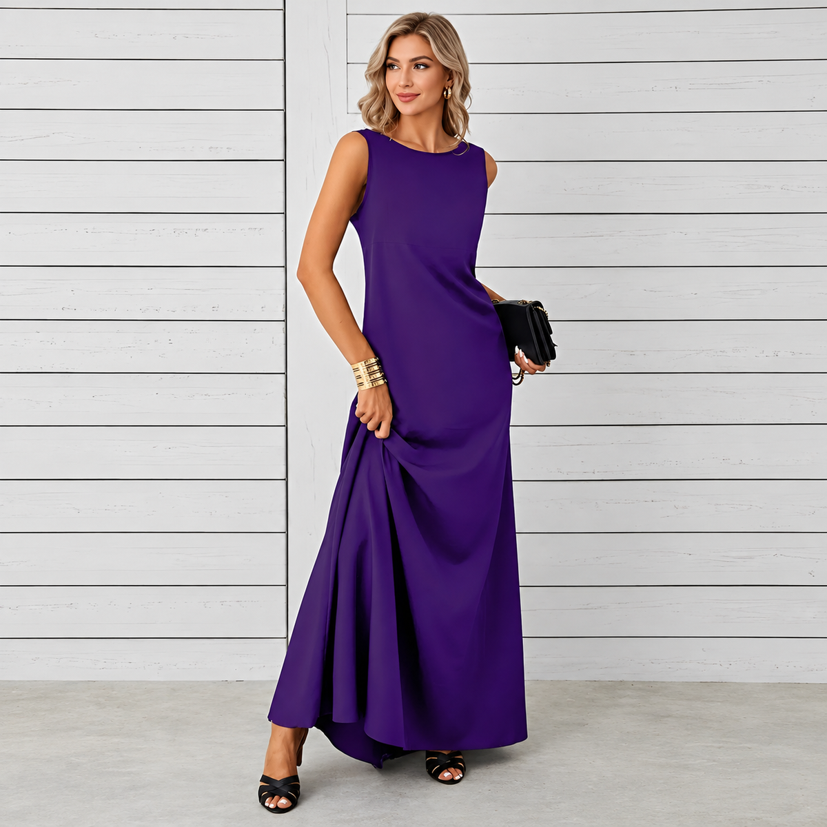 Saranna - Stilvolles Langkleid für Frauen