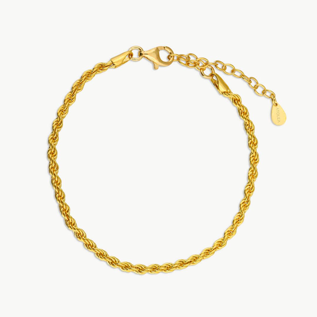 Calvi – Geflochtenes Armband aus Goldkettchen