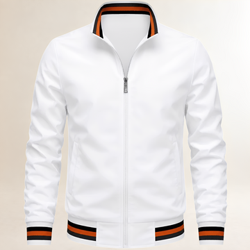 Dapper Jacket Herren Bomber-Jacke Reißverschluss Stehkragen - Regular Fit
