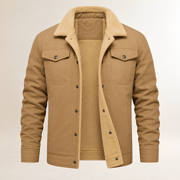 Dapper Jacket Herren Snap-Front mit gestepptem Innenfutter, Brusttaschen & Seitenpockets – Regular-Fit