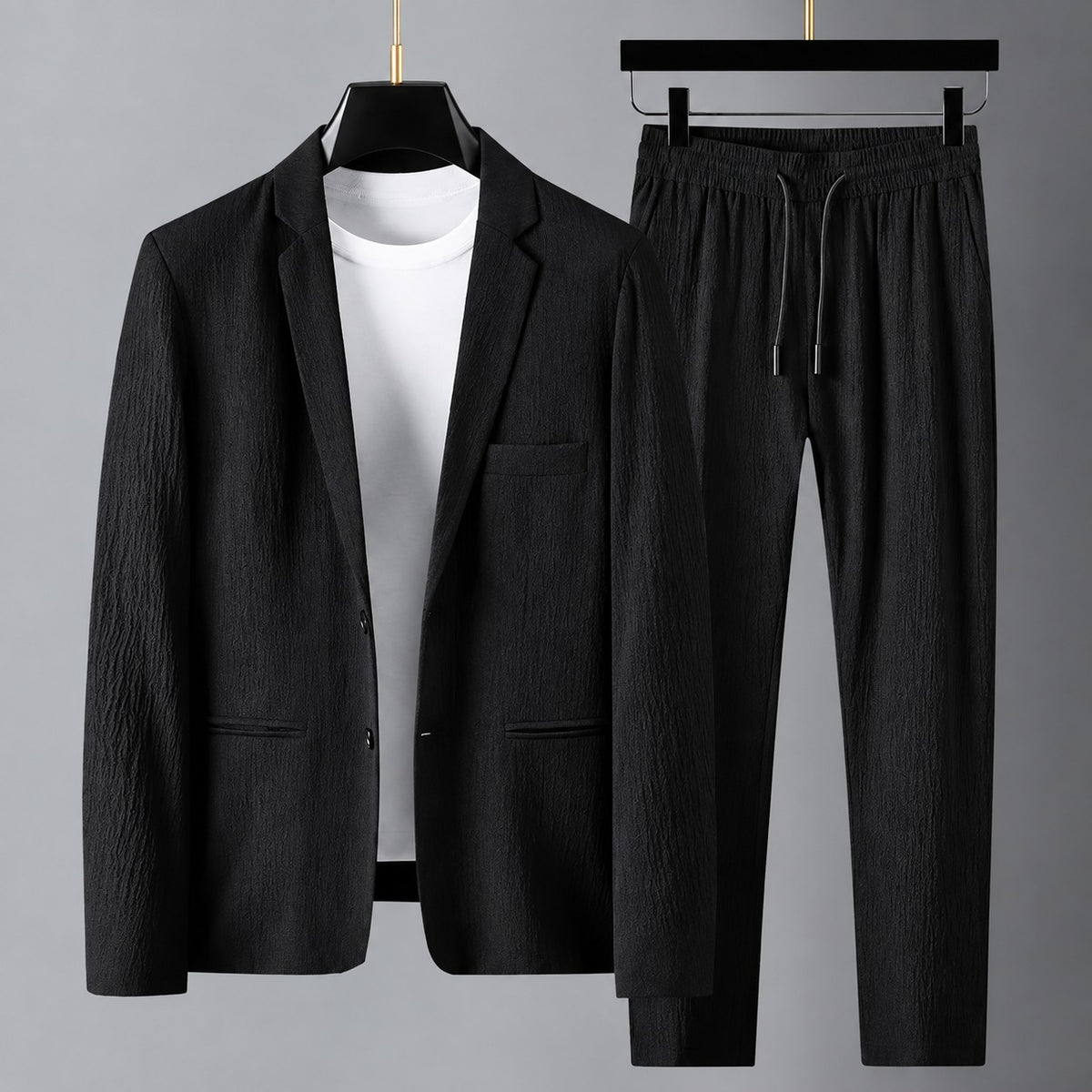Herren Anzugset mit Blazer und Jogginghosen - Relaxed Fit