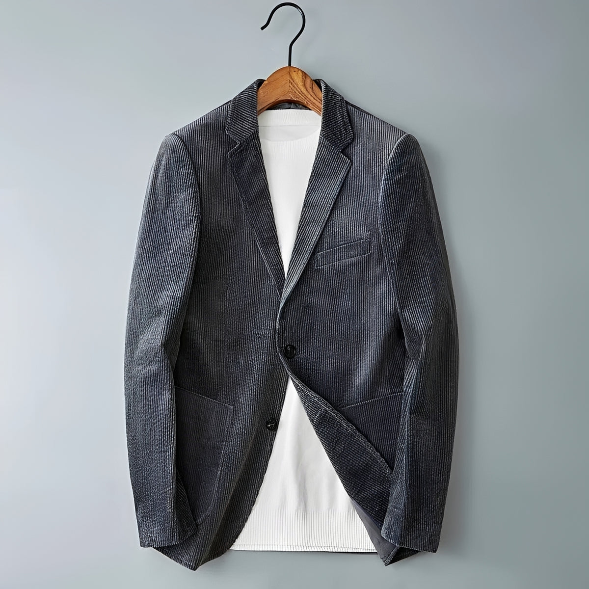 Herren Blazer mit Doppelknopf, Notch-Lapels - Taillierter Schnitt, Vielseitig kombinierbar